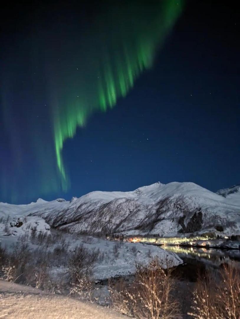 Nydelig Hytte Med Fantastisk Beliggenhet Ved Sjoen Vila Laupstad Exterior foto