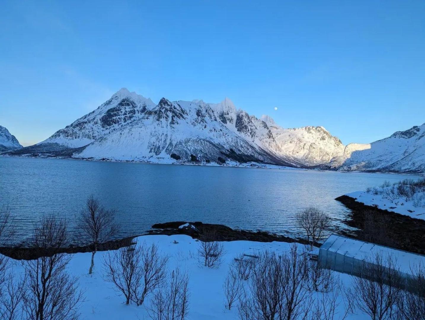Nydelig Hytte Med Fantastisk Beliggenhet Ved Sjoen Vila Laupstad Exterior foto